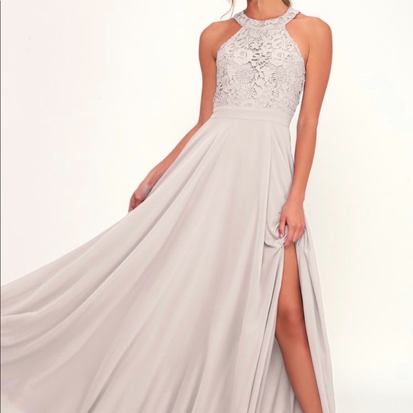 lulu's grey dress